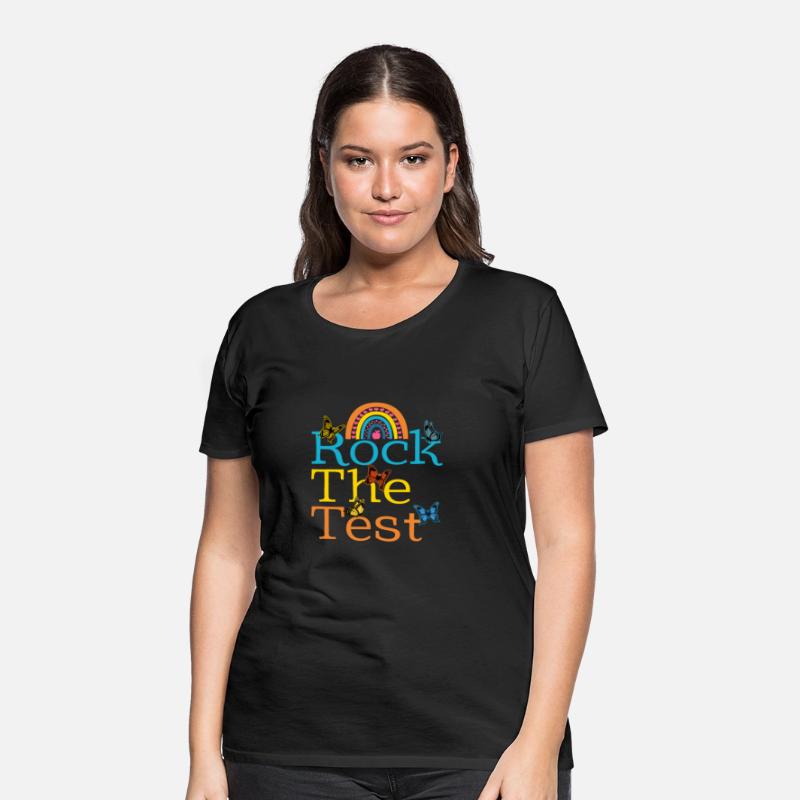Rock The Test Shirt, Final Test Apple Rainbow