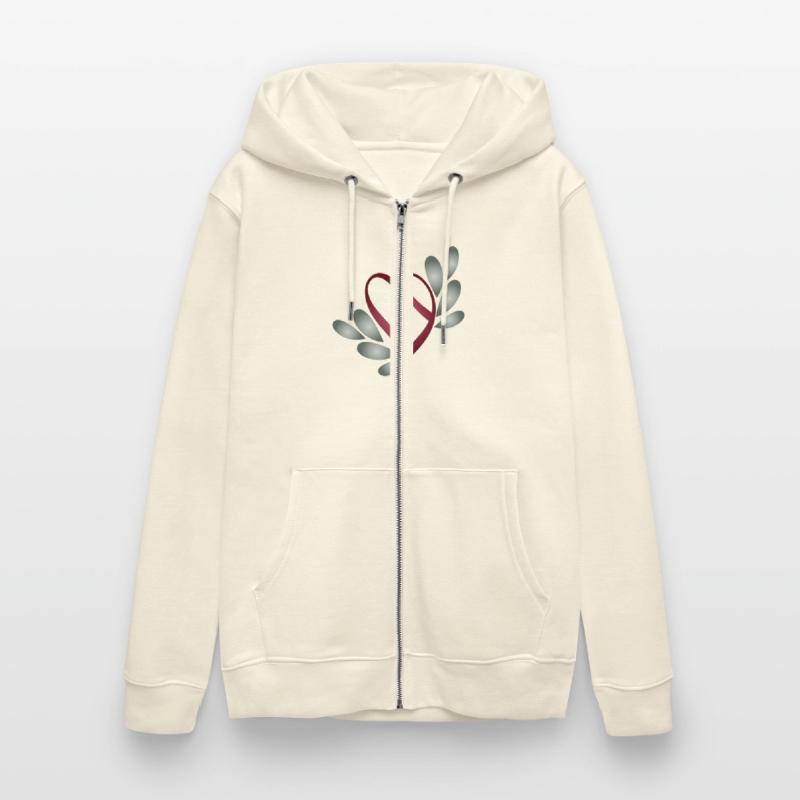 Romantic Valentine's Day Heart symbol with leaves