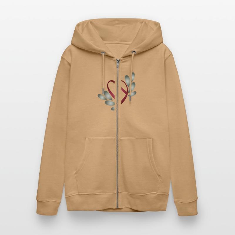 Romantic Valentine's Day Heart symbol with leaves