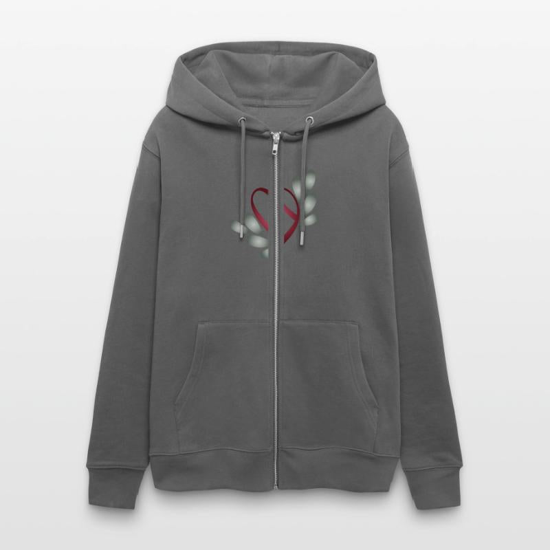 Romantic Valentine's Day Heart symbol with leaves