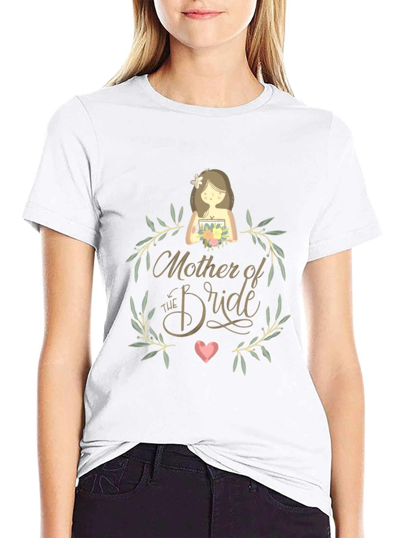 Mother of the Bride Graphic Tee - Black