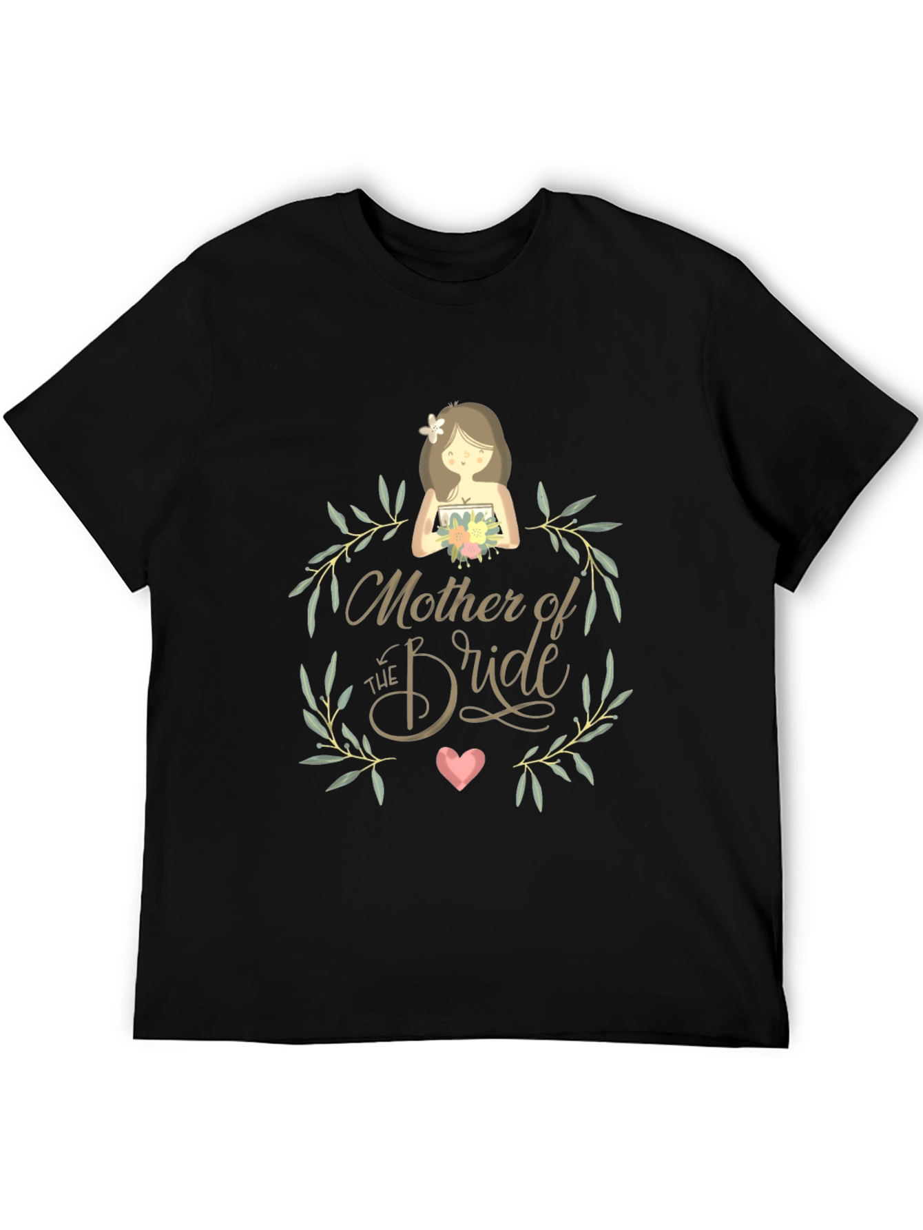 Mother of the Bride Graphic Tee - Black