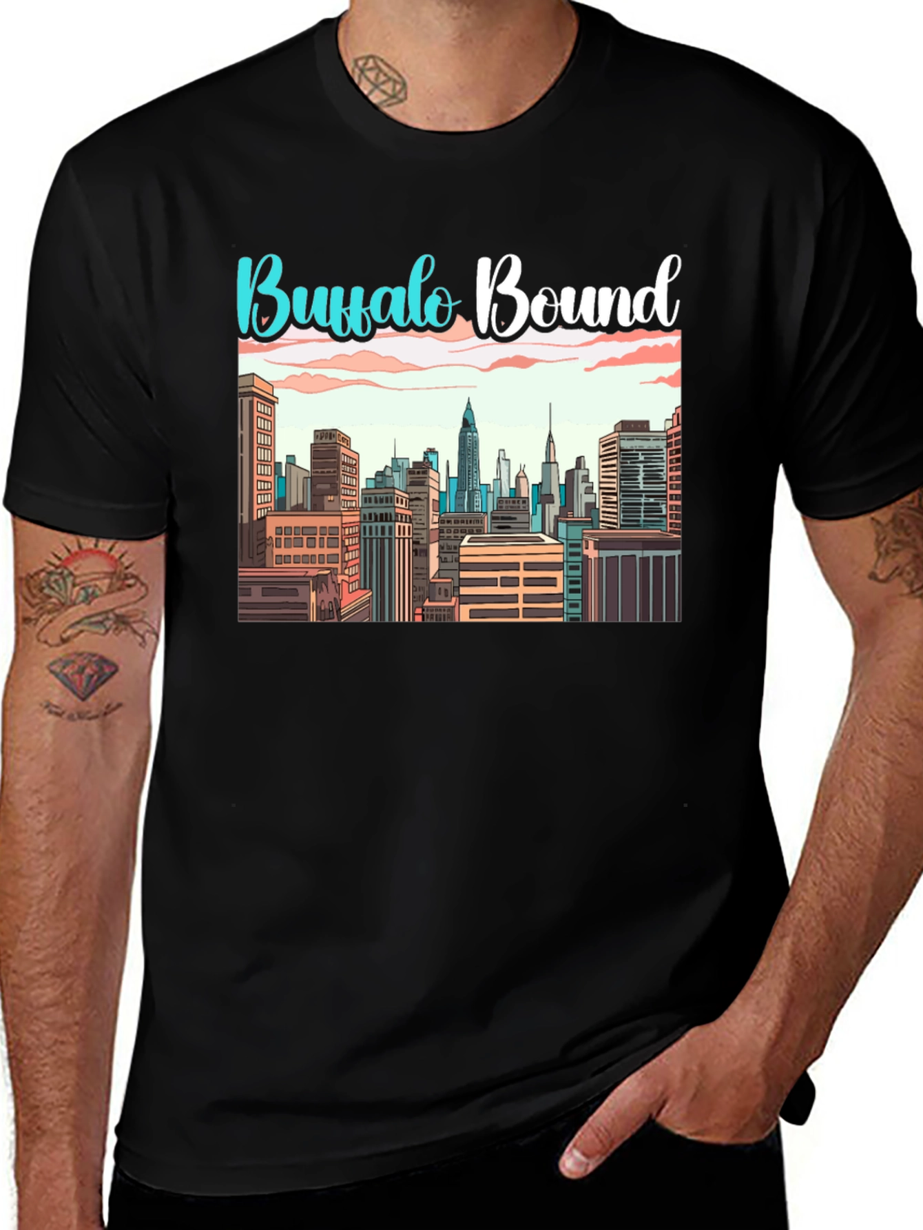 Buffalo Bound Skyline Graphic Tee
