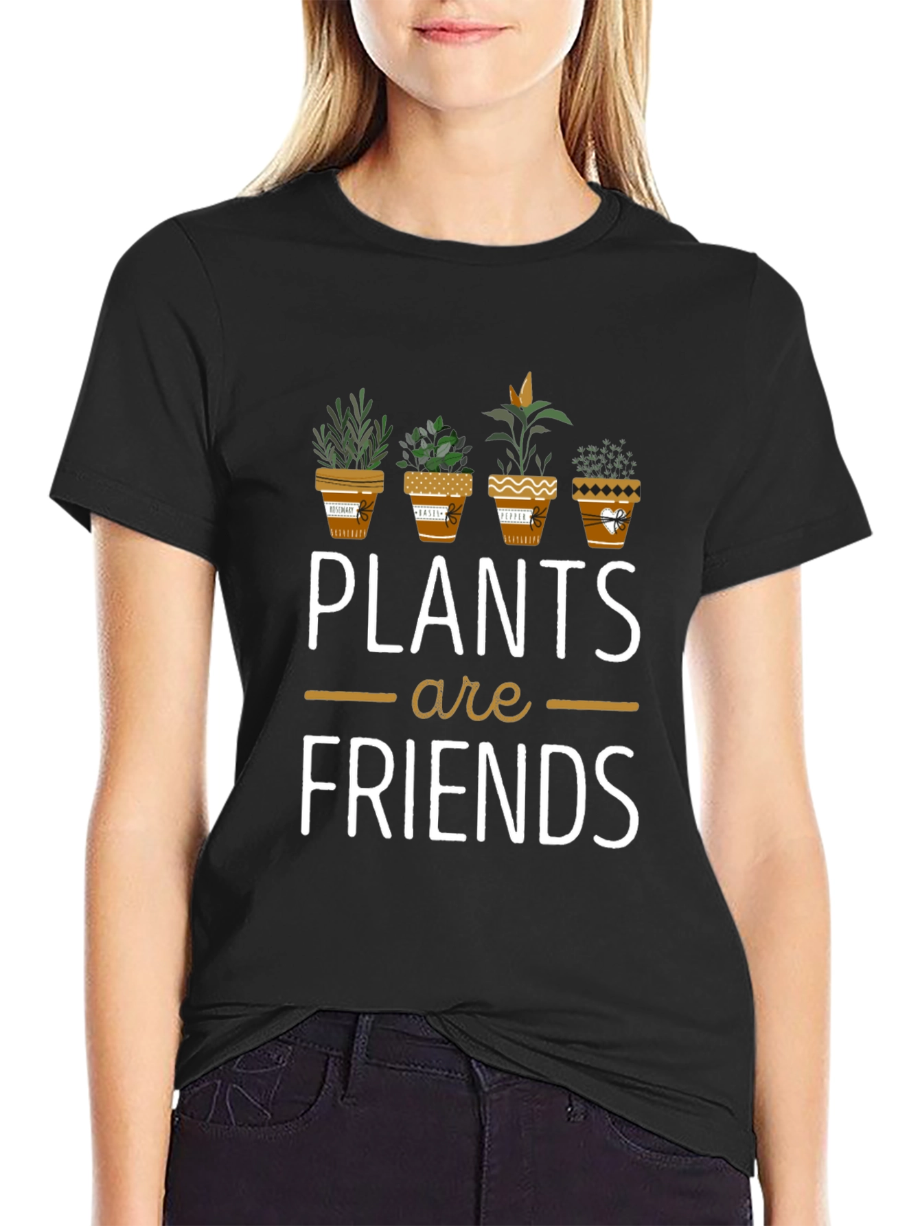 Plants Are Friends T-Shirt - Garden Lovers Tee
