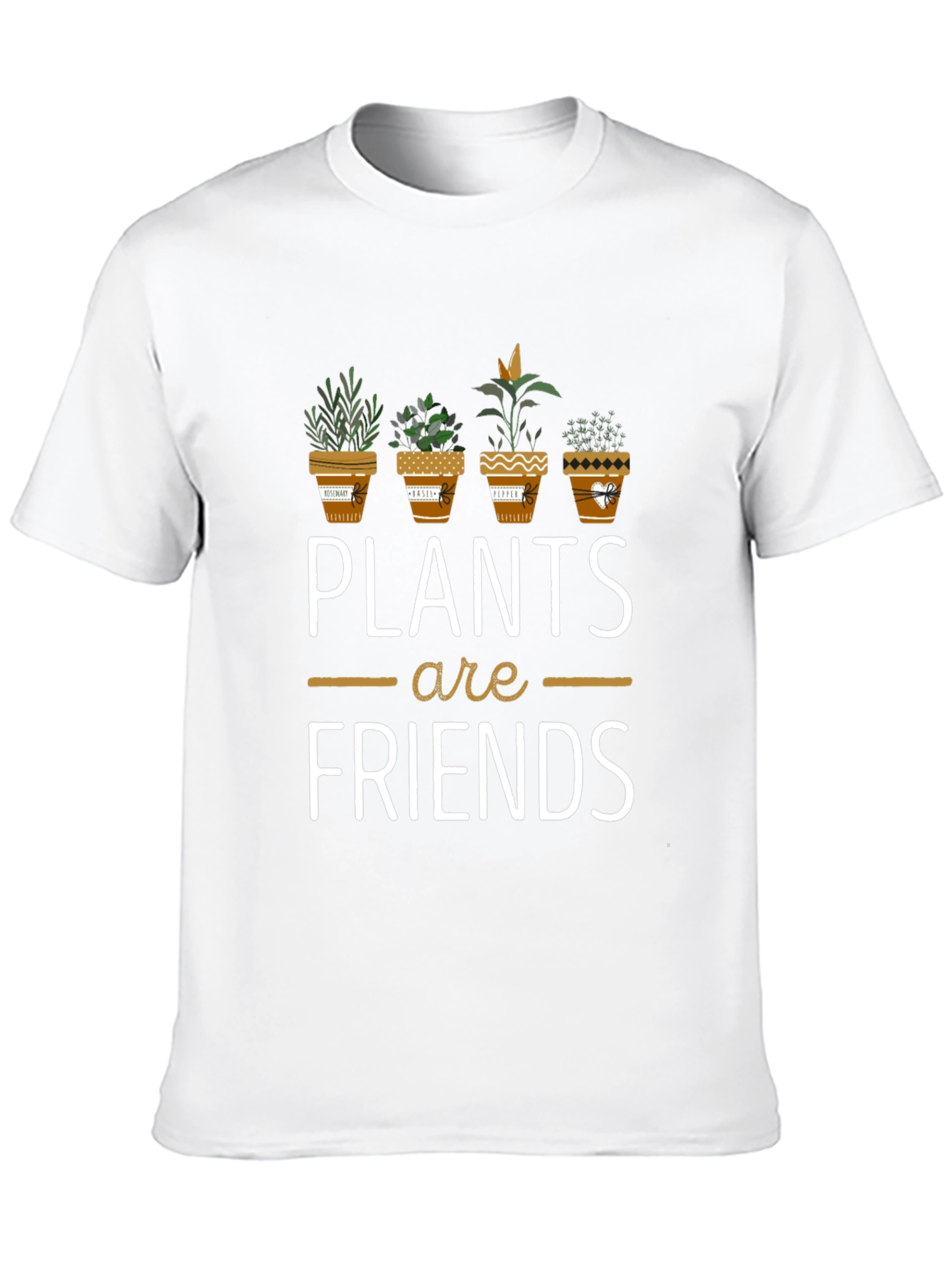 Plants Are Friends T-Shirt - Garden Lovers Tee