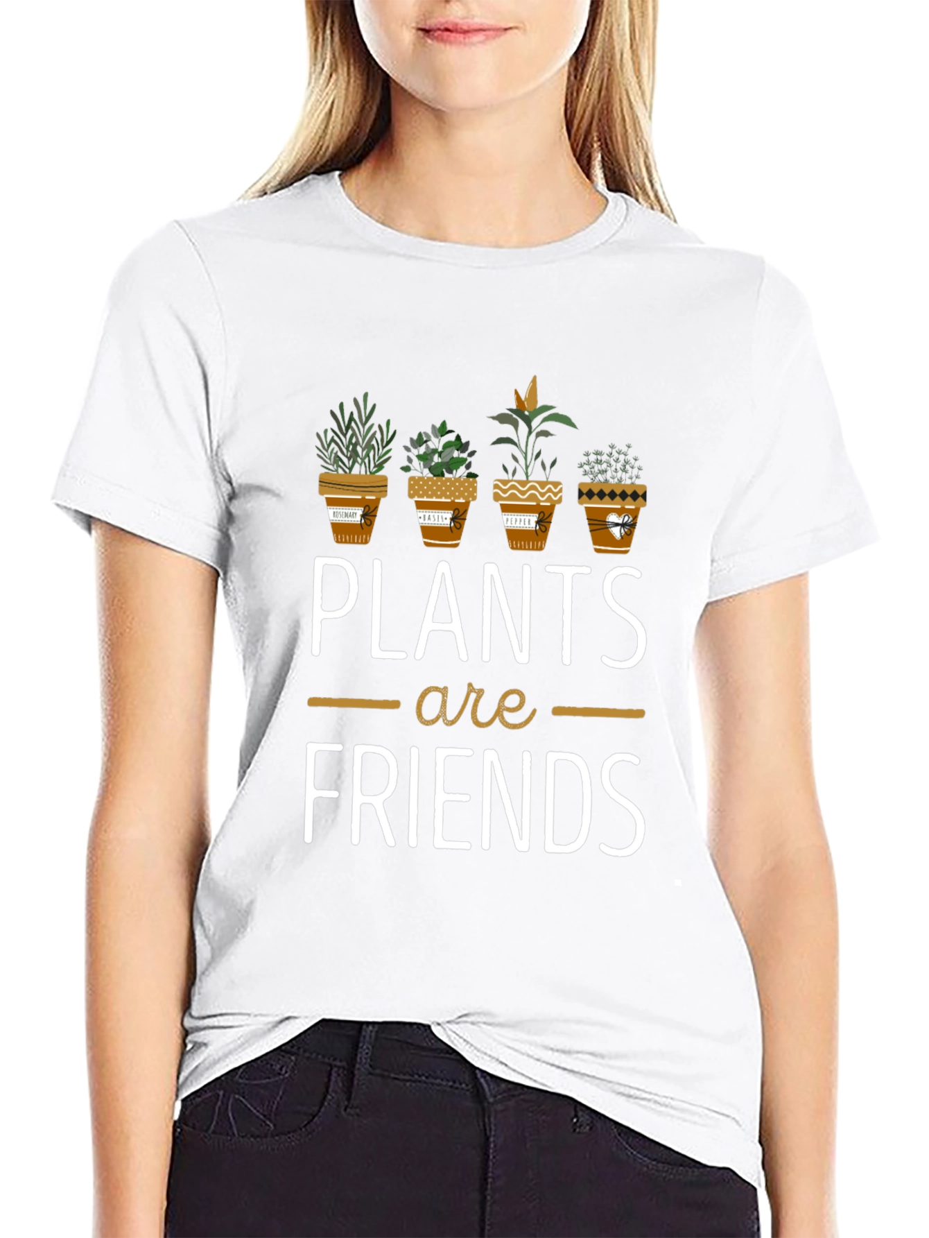 Plants Are Friends T-Shirt - Garden Lovers Tee