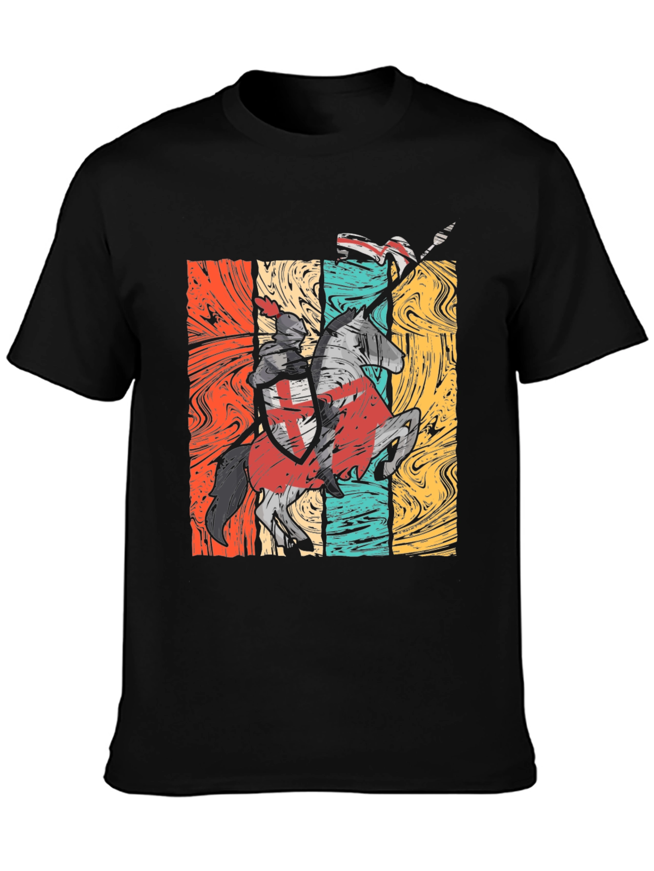 Retro Knight Templar T-Shirt