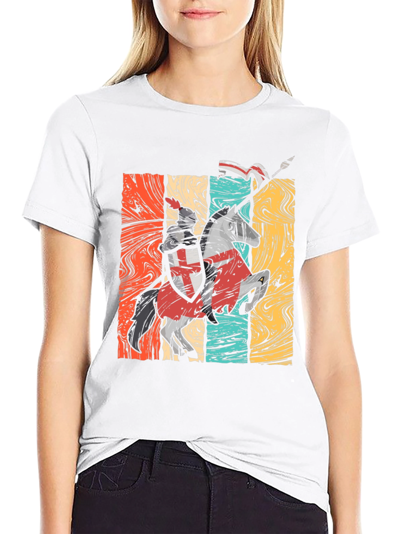 Retro Knight Templar T-Shirt