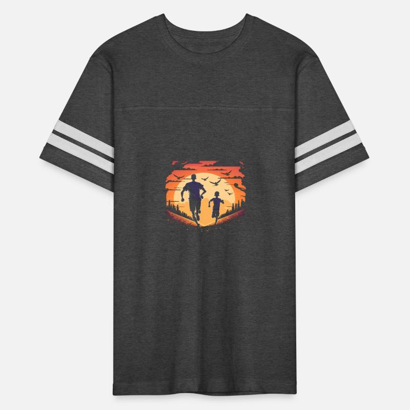 Running Exercise for Fitness Enthusiasts Father