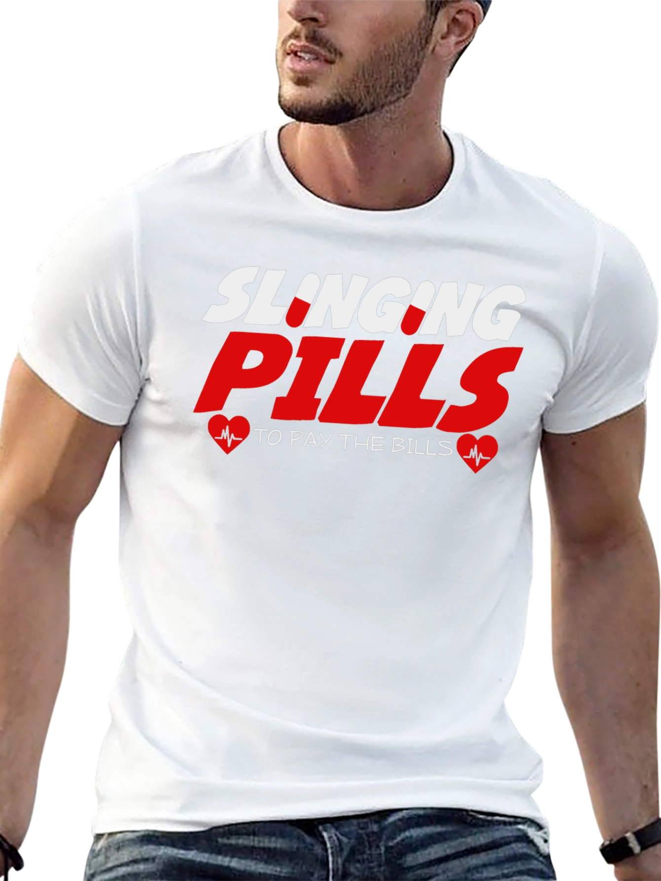 Slinging Pills T-Shirt - Funny Medical Tee