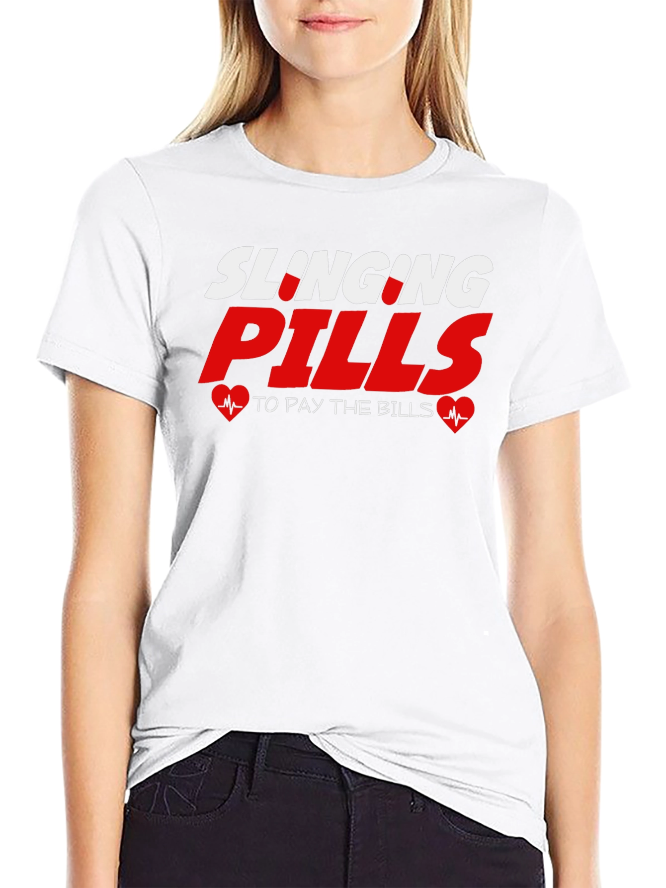 Slinging Pills T-Shirt - Funny Medical Tee