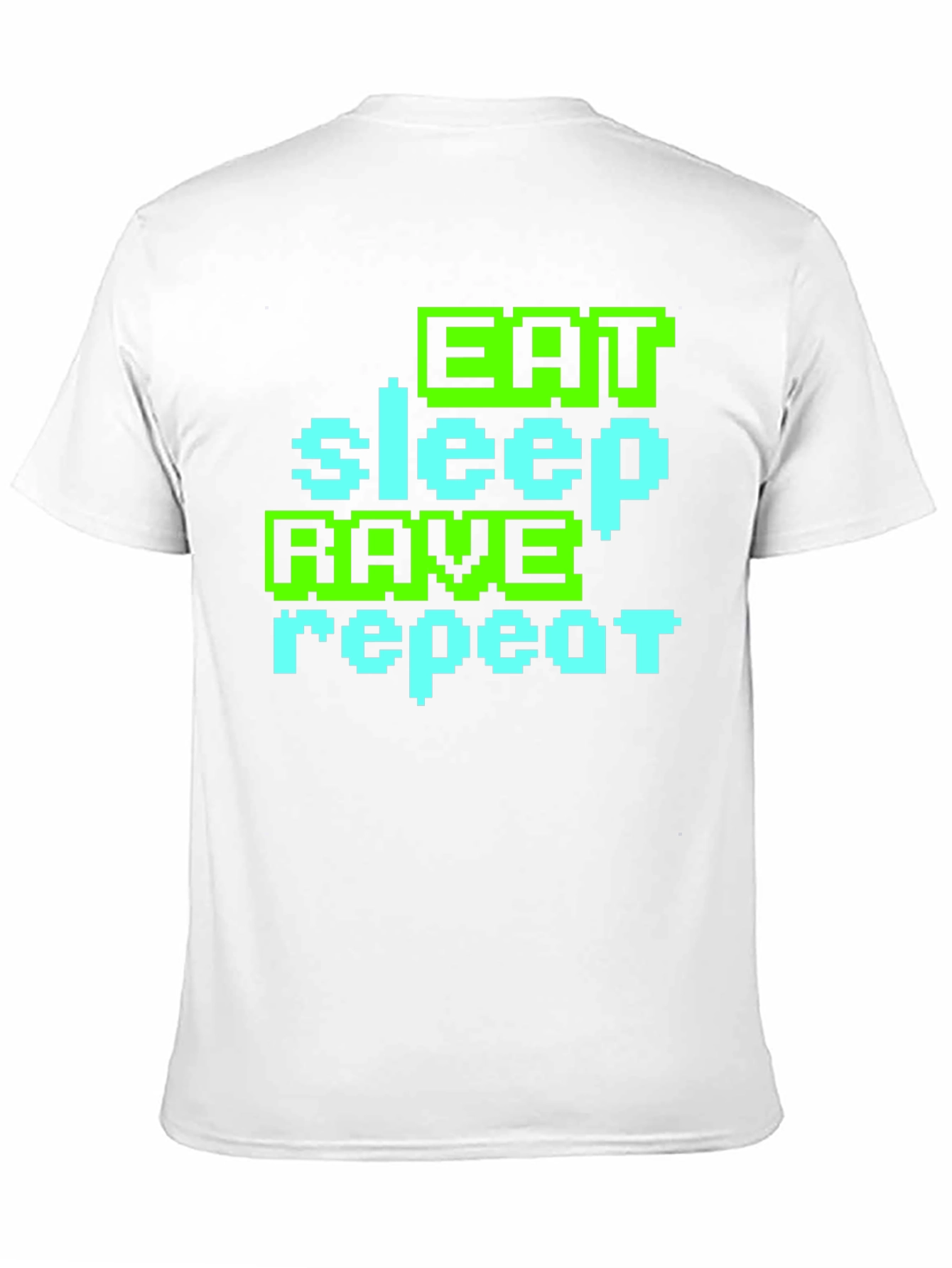 Eat Sleep Rave Repeat Graphic T-Shirt
