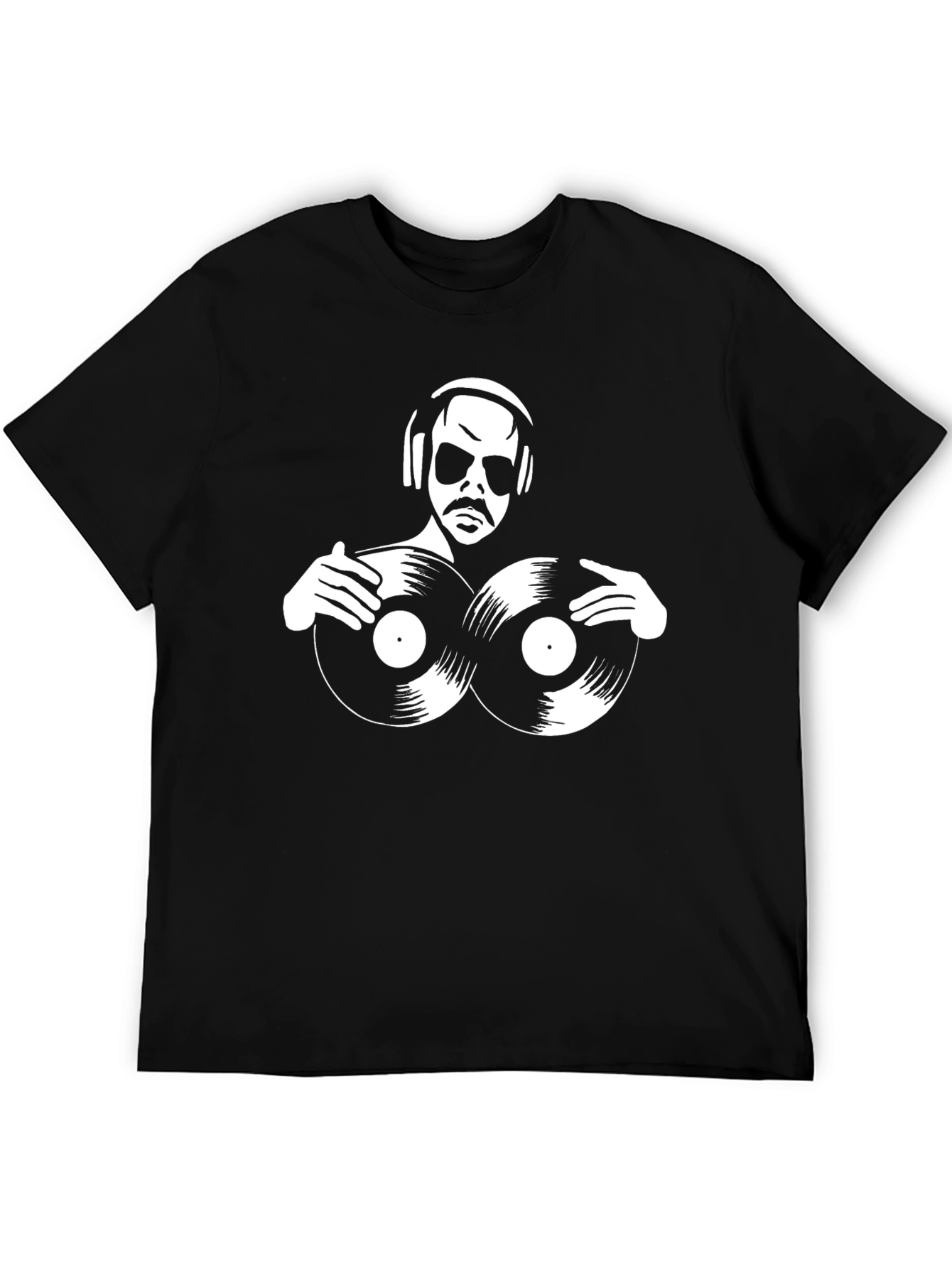 DJ Vinyl Record Graphic T-Shirt