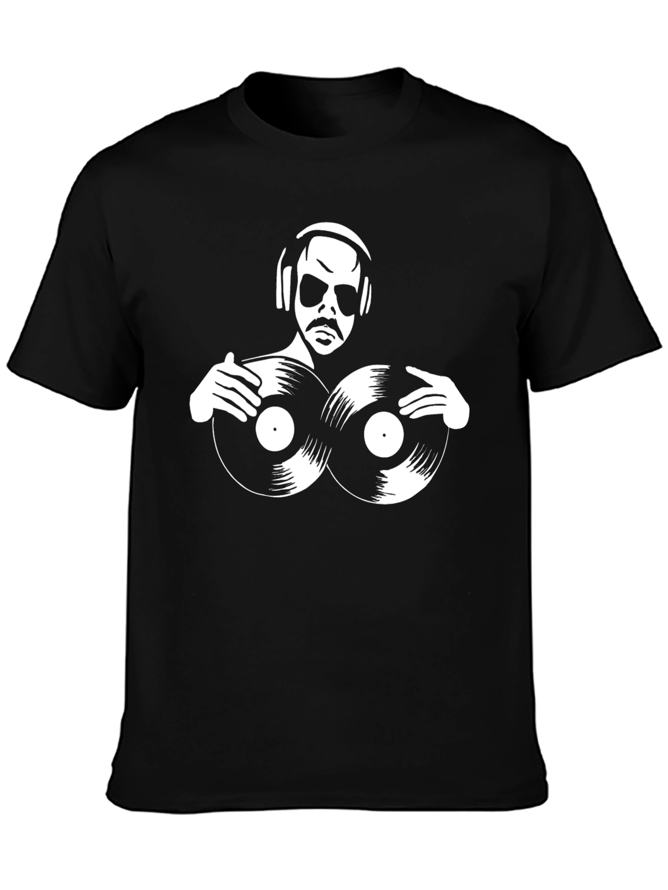 DJ Vinyl Record Graphic T-Shirt
