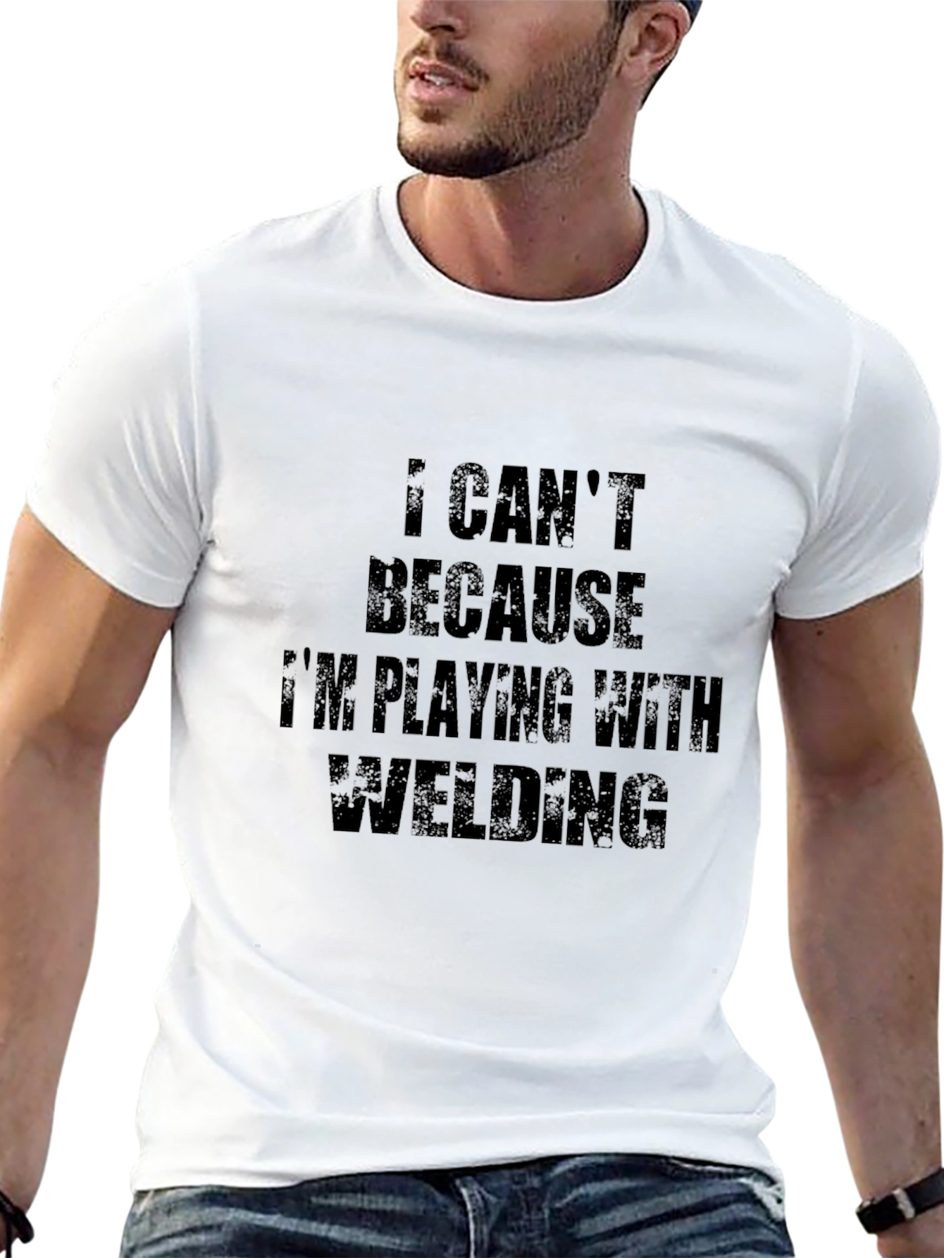 Welding Hobby T-Shirt - I Cant Im Welding