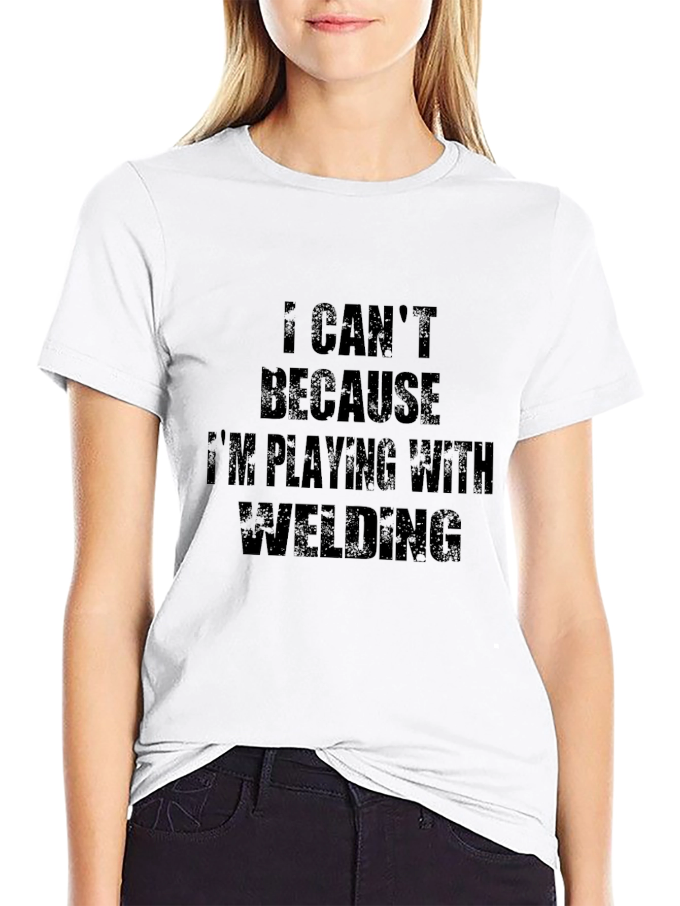 Welding Hobby T-Shirt - I Cant Im Welding