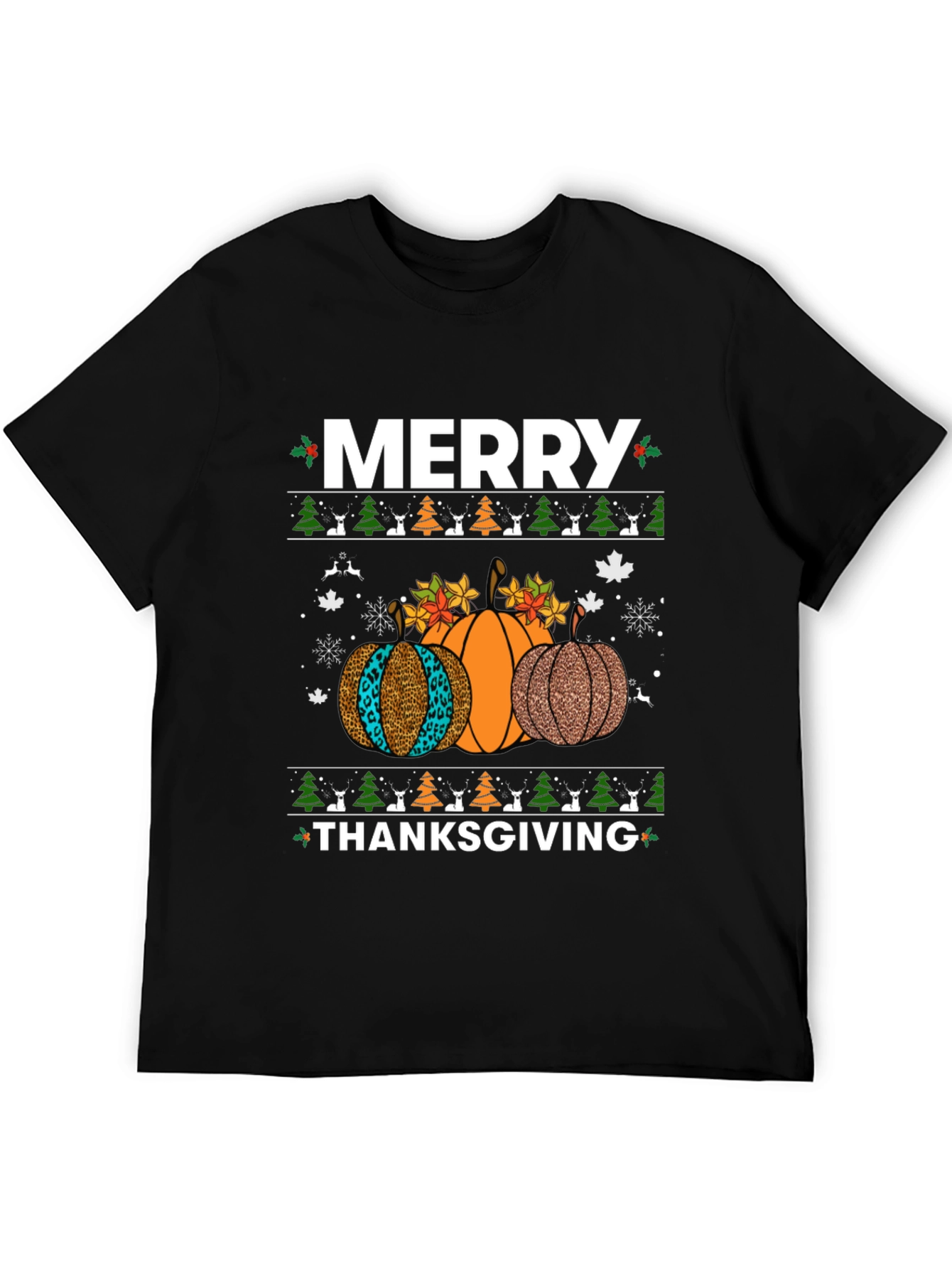 Merry Thanksgiving Pumpkin T-Shirt