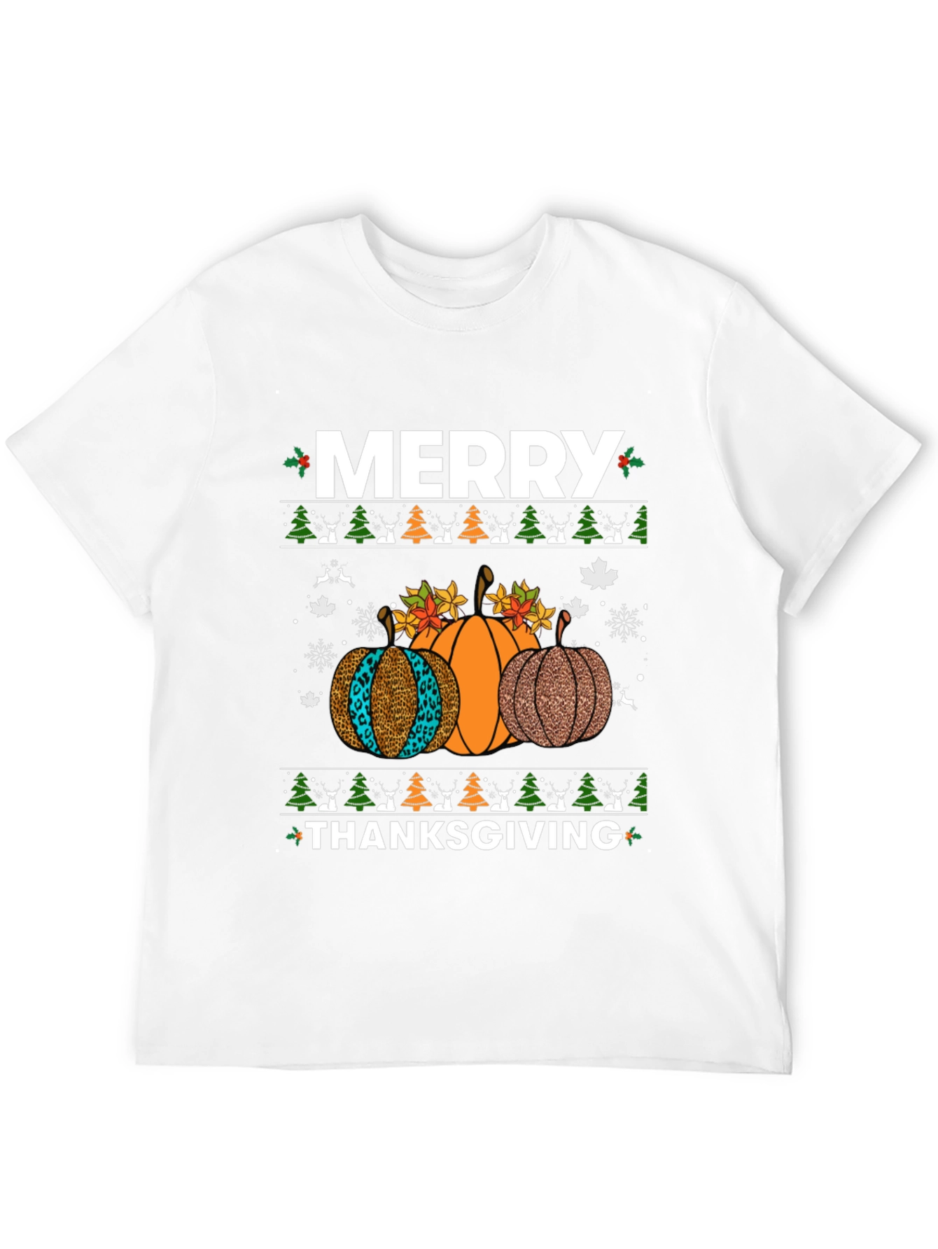 Merry Thanksgiving Pumpkin T-Shirt