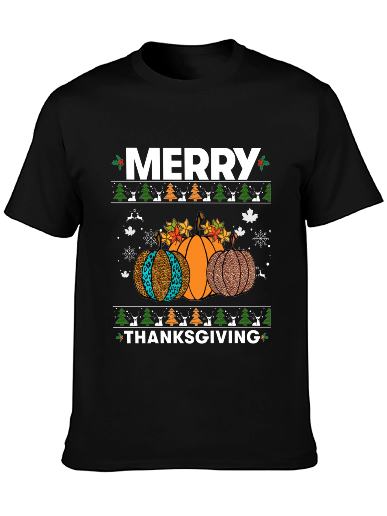 Merry Thanksgiving Pumpkin T-Shirt