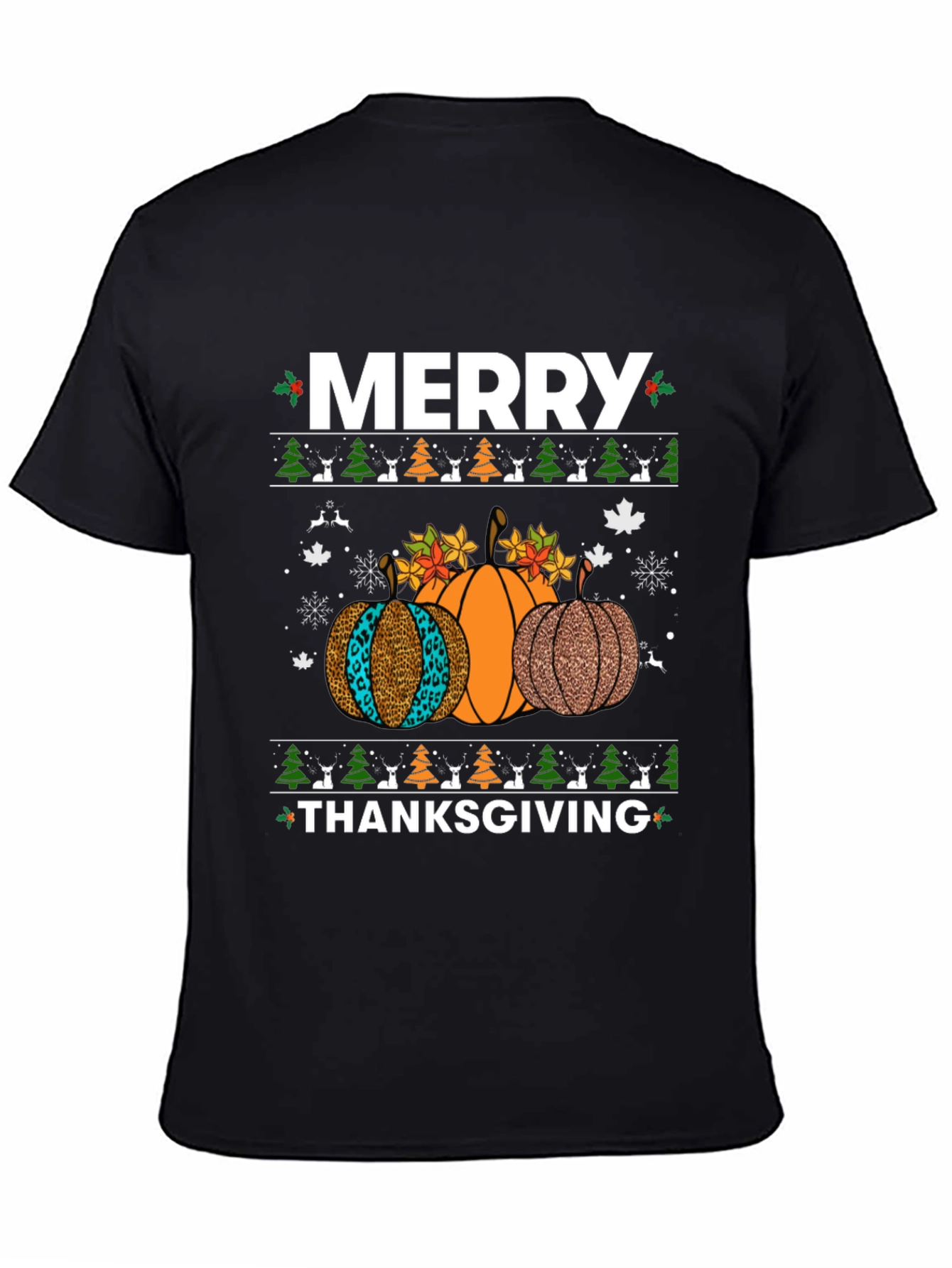Merry Thanksgiving Pumpkin T-Shirt