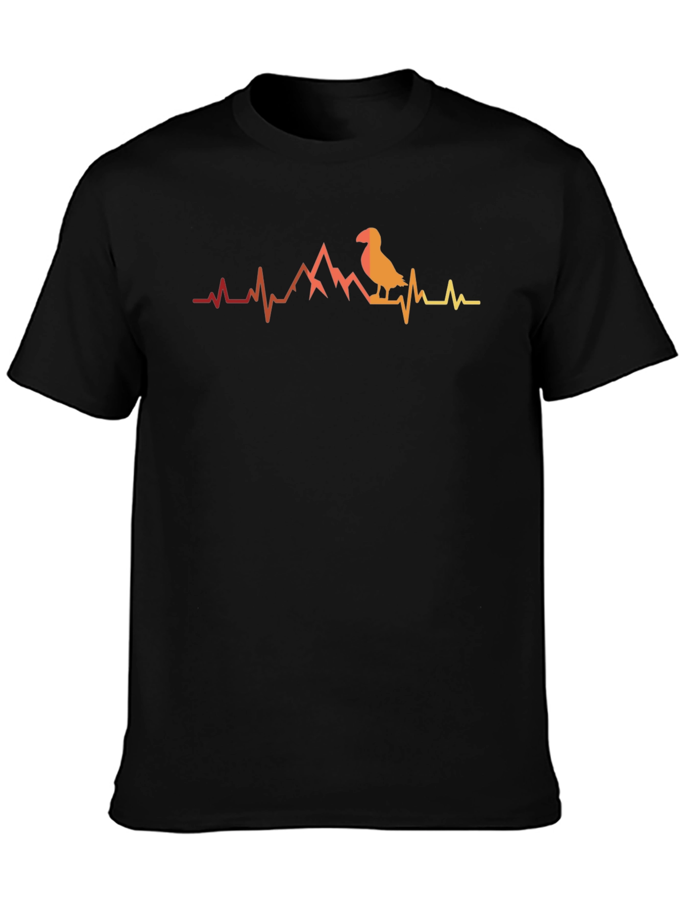 Puffin Mountain Heartbeat Graphic Tee