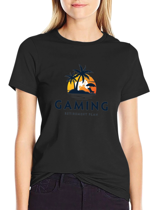 Gaming T-Shirt - Beach Vibes Gamer Tee