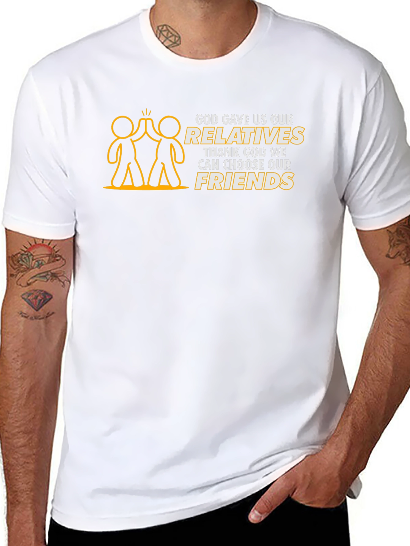 Funny Friends T-Shirt - Choose Your Friends