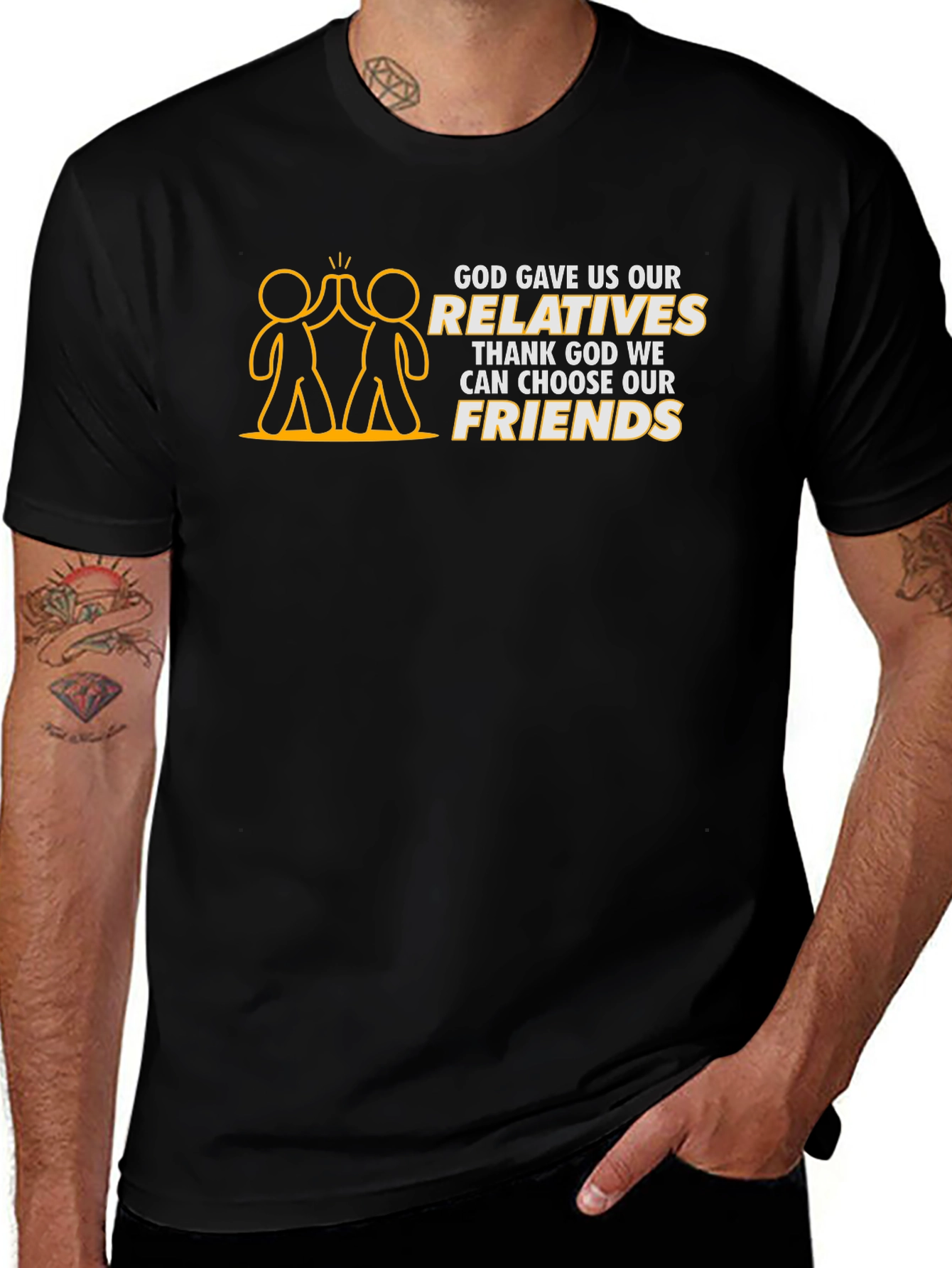 Funny Friends T-Shirt - Choose Your Friends
