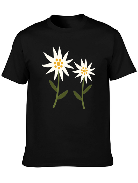 Edelweiss Flower Graphic T-Shirt