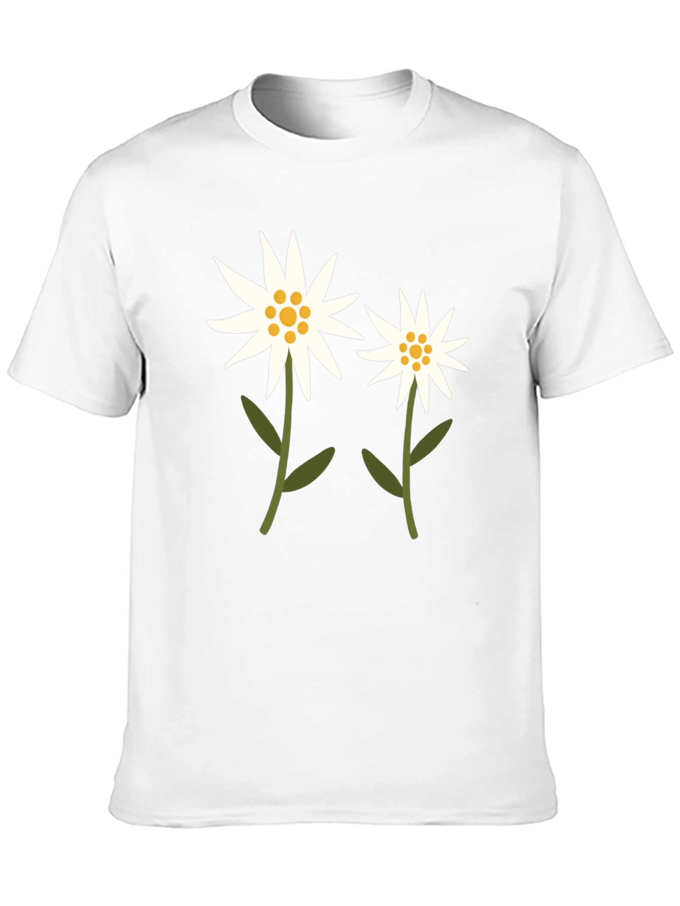 Edelweiss Flower Graphic T-Shirt