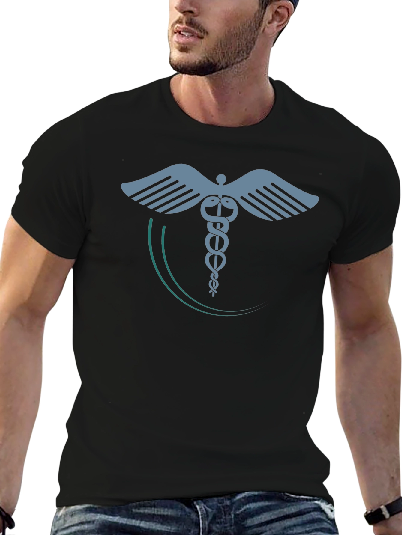 Caduceus T-Shirt - Stylish Medical Symbol Tee