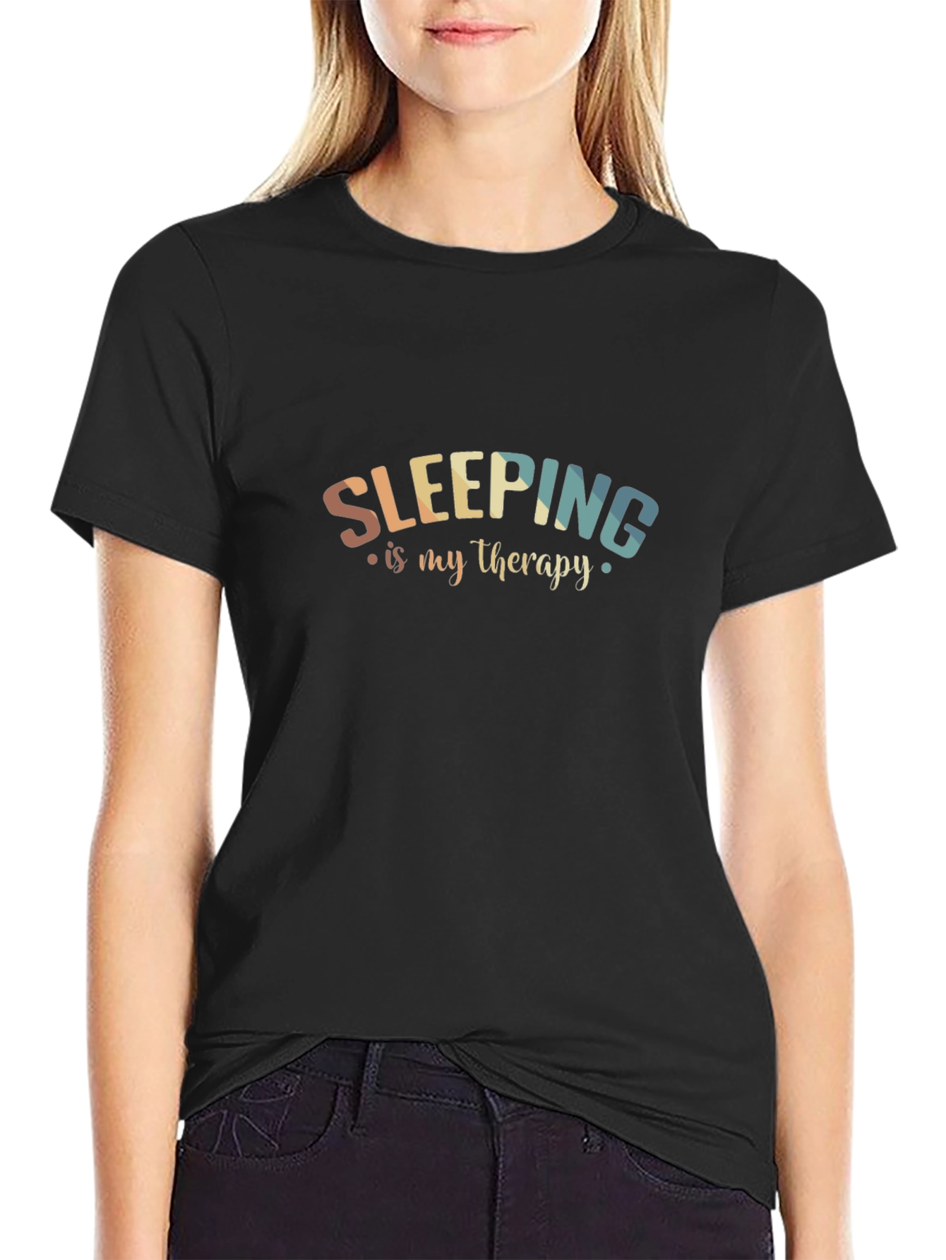 Sleeping Is My Therapy Graphic T-Shirt