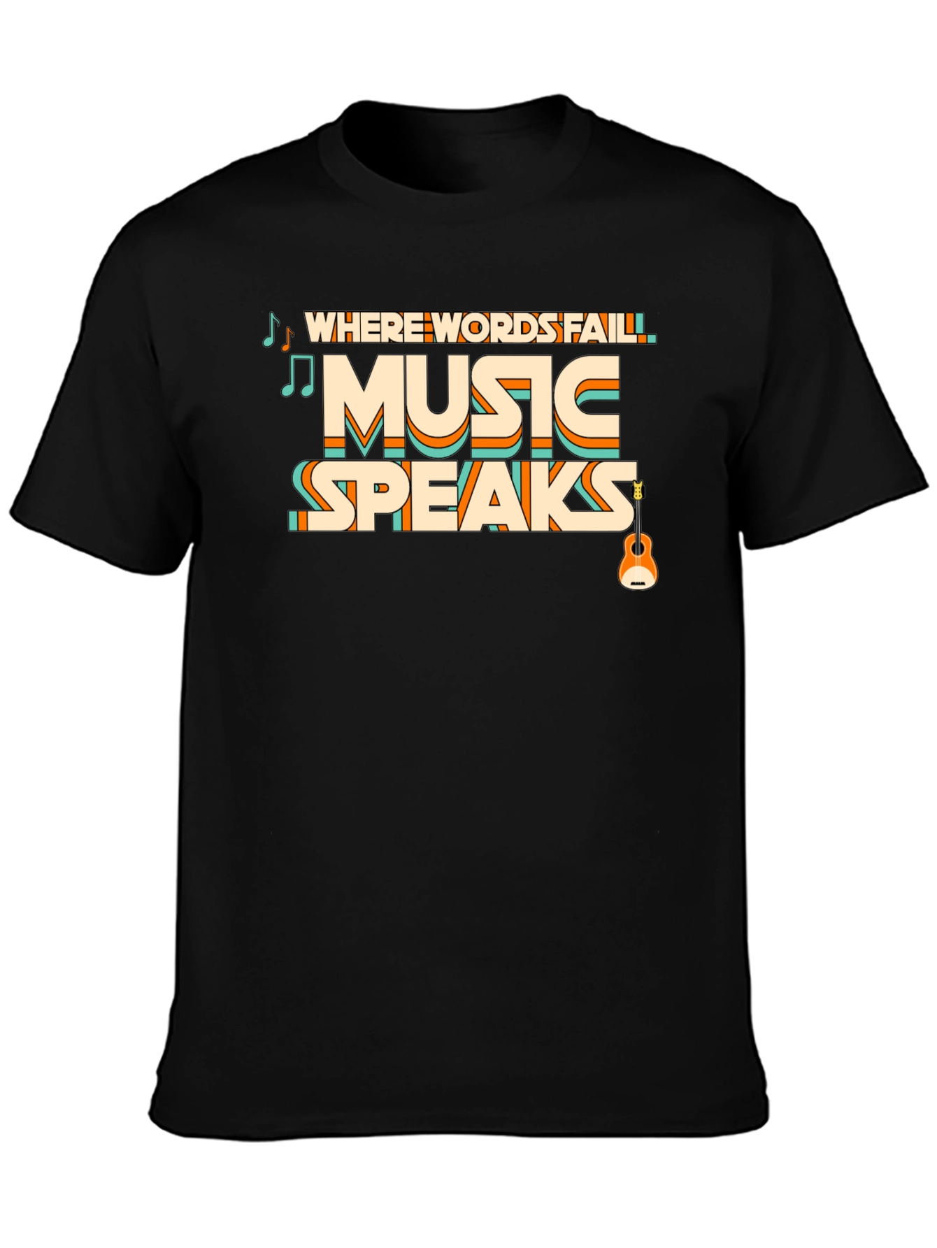 Music Speaks Graphic Tee