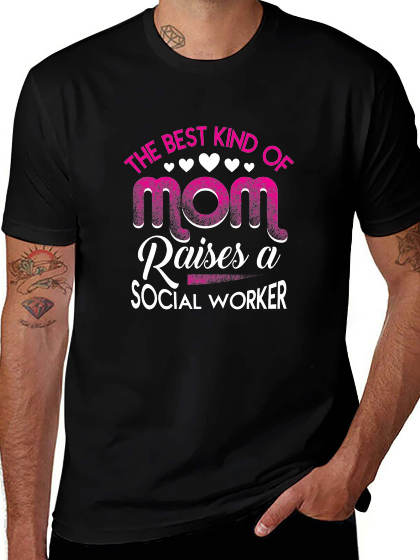 Best Mom Raises Social Worker T-Shirt