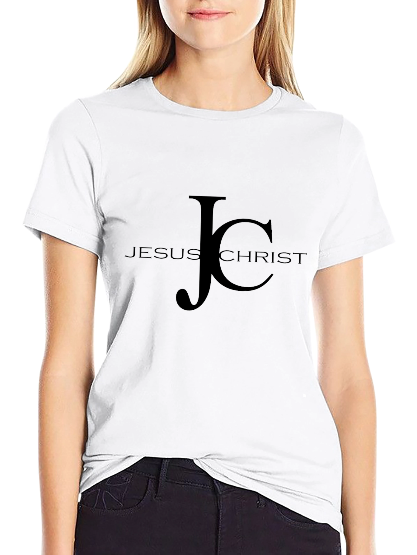 JC Jesus Christ Black T-Shirt