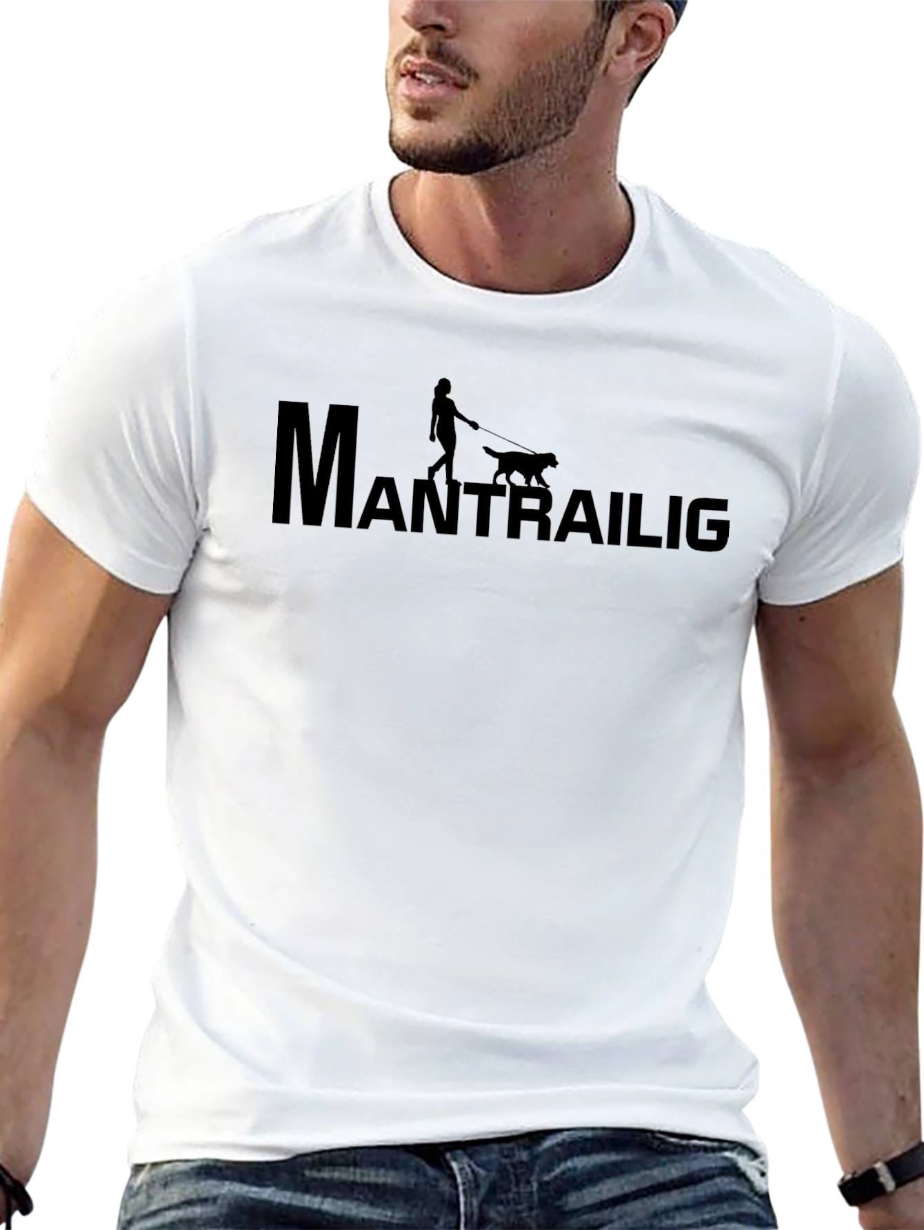 Mantrailing T-Shirt – Dog Tracking Training Graphic Tee