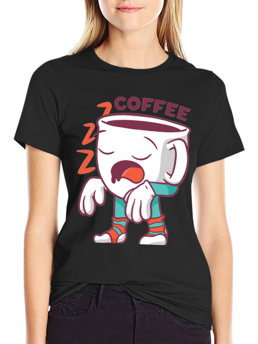 Funny Coffee Sleepy T-Shirt Unisex