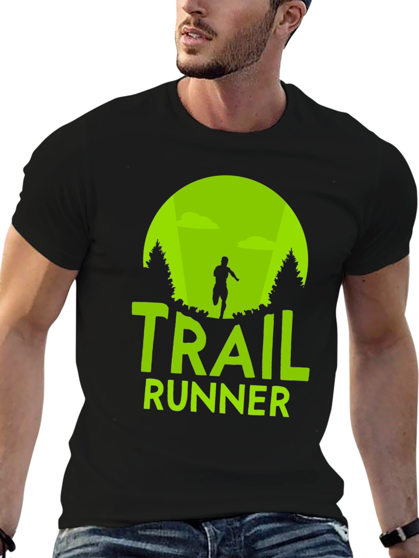 Trail Runner Graphic T-Shirt - Outdoor Adventure Tee