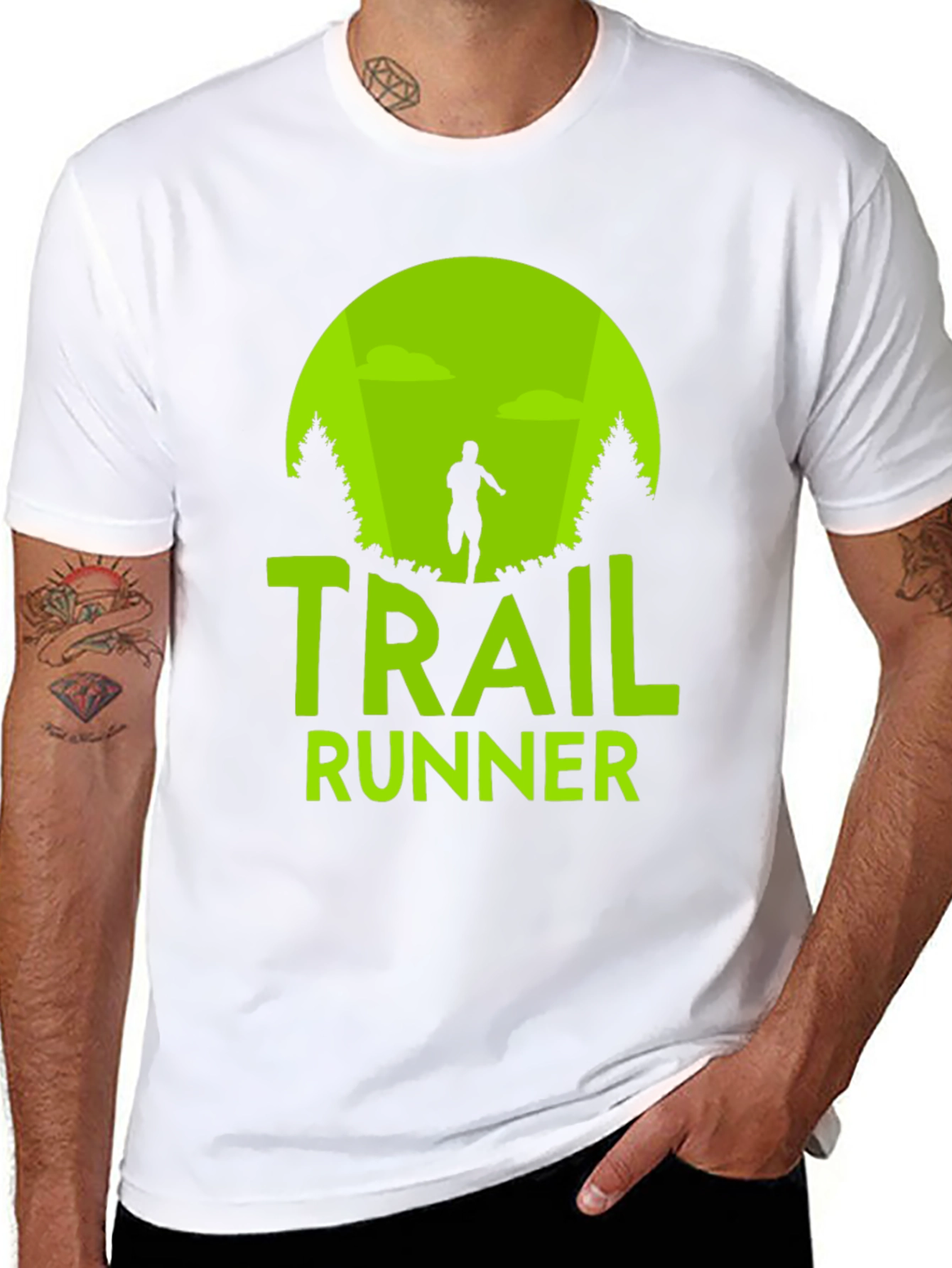 Trail Runner Graphic T-Shirt - Outdoor Adventure Tee