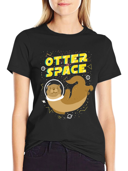 Otter Space T-Shirt - Funny Graphic Tee