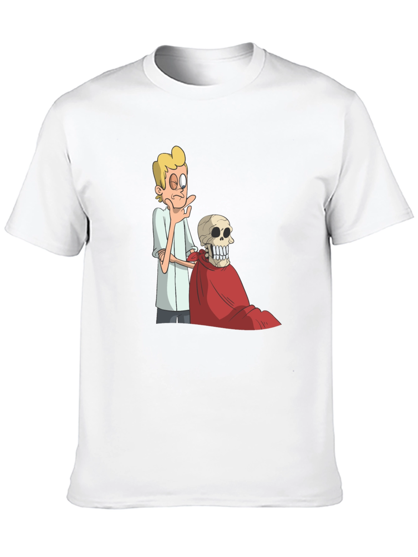 Funny Cartoon Graphic Black T-Shirt
