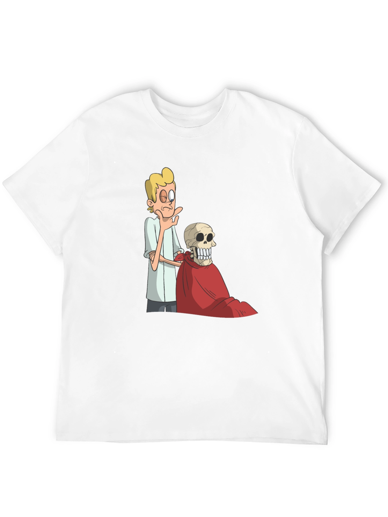 Funny Cartoon Graphic Black T-Shirt