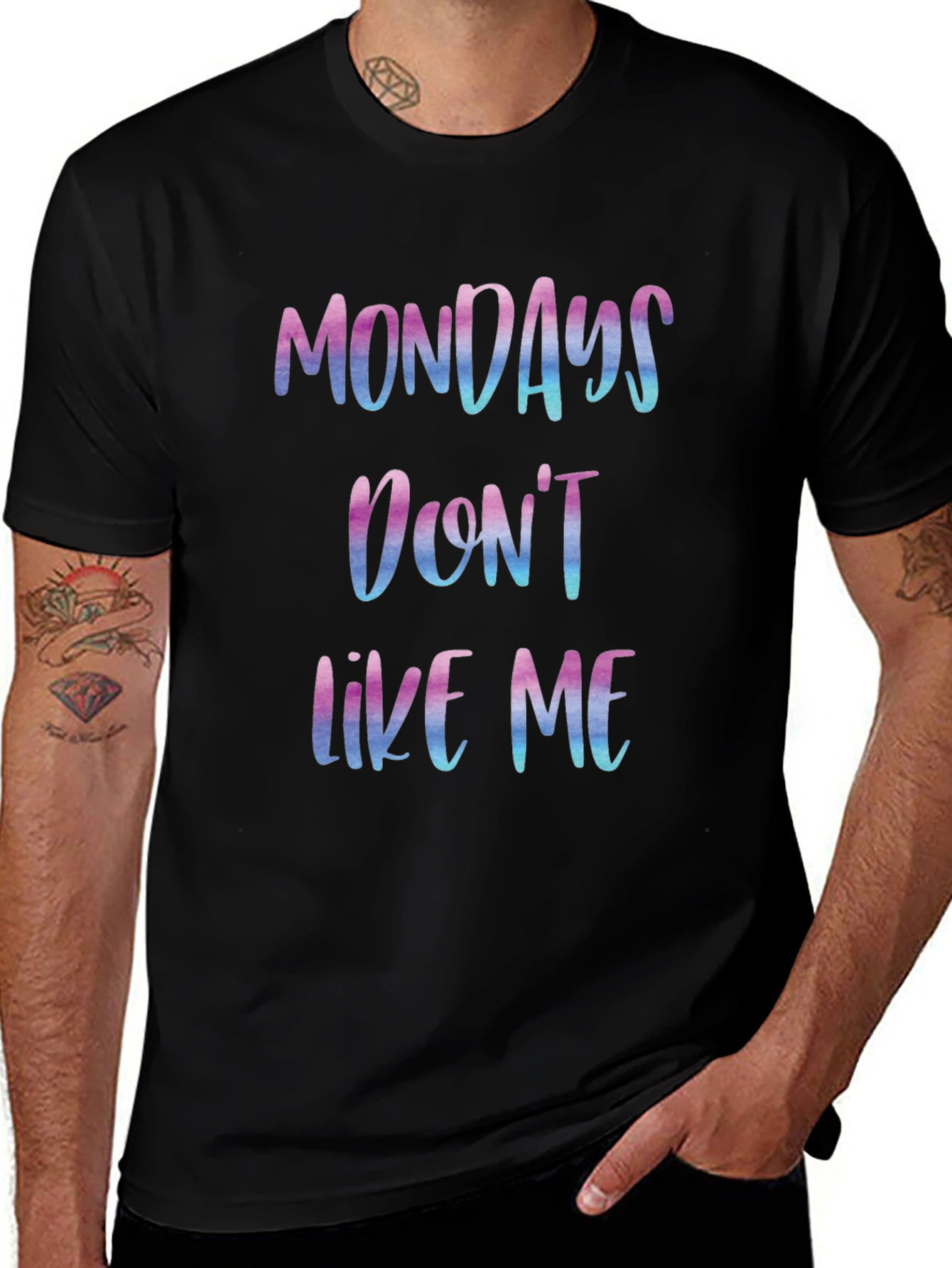 Mondays Dont Like Me Graphic T-Shirt