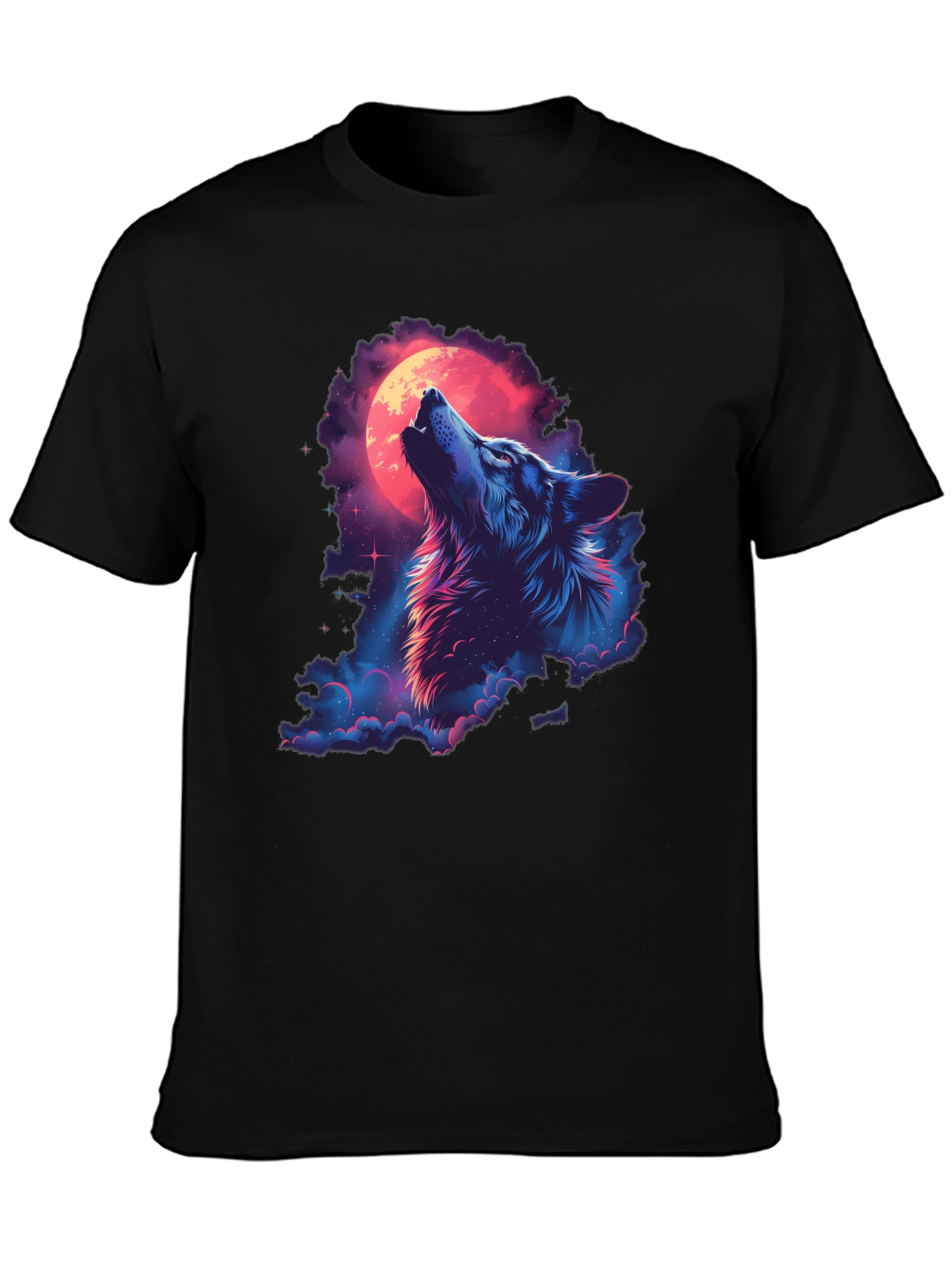 Wolf Moon Graphic Tee - Midnight Howl T-Shirt