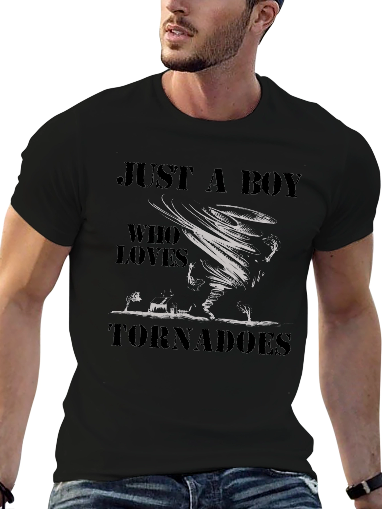 Just a Boy Who Loves Tornadoes T-Shirt