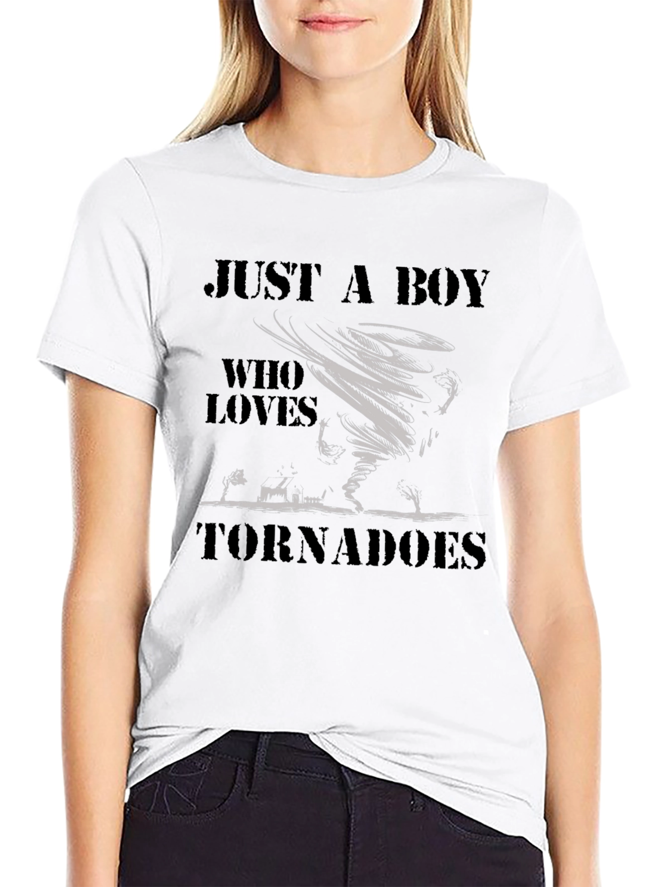 Just a Boy Who Loves Tornadoes T-Shirt