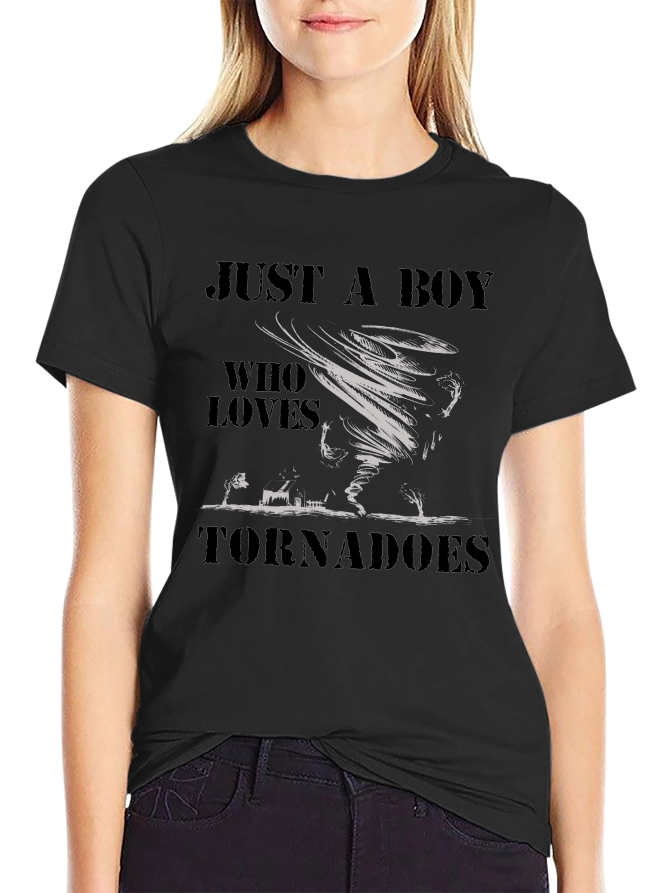 Just a Boy Who Loves Tornadoes T-Shirt