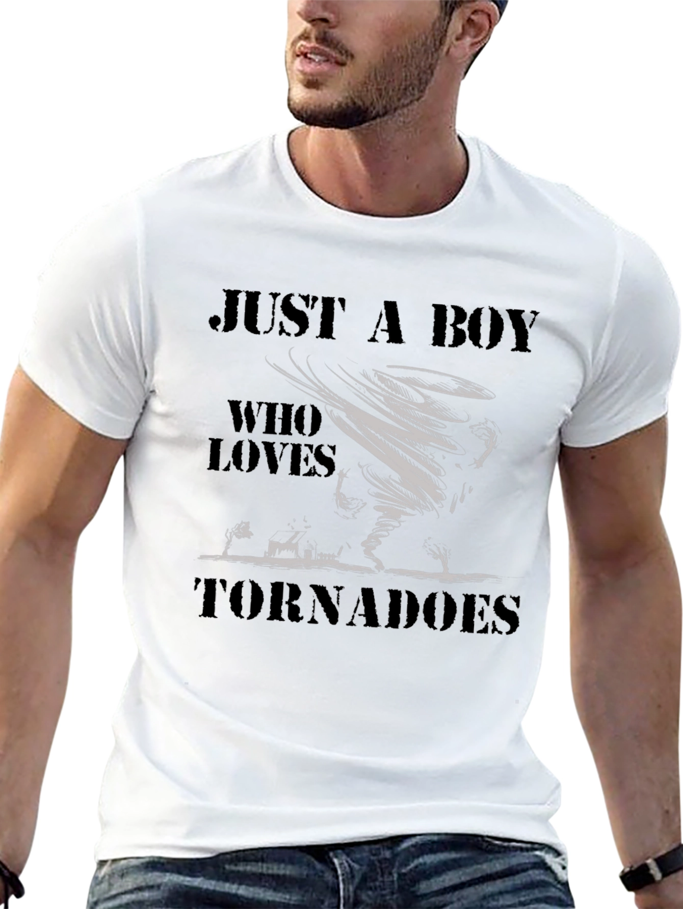Just a Boy Who Loves Tornadoes T-Shirt