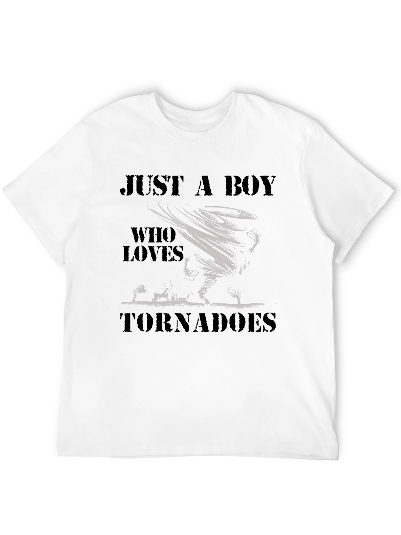 Just a Boy Who Loves Tornadoes T-Shirt