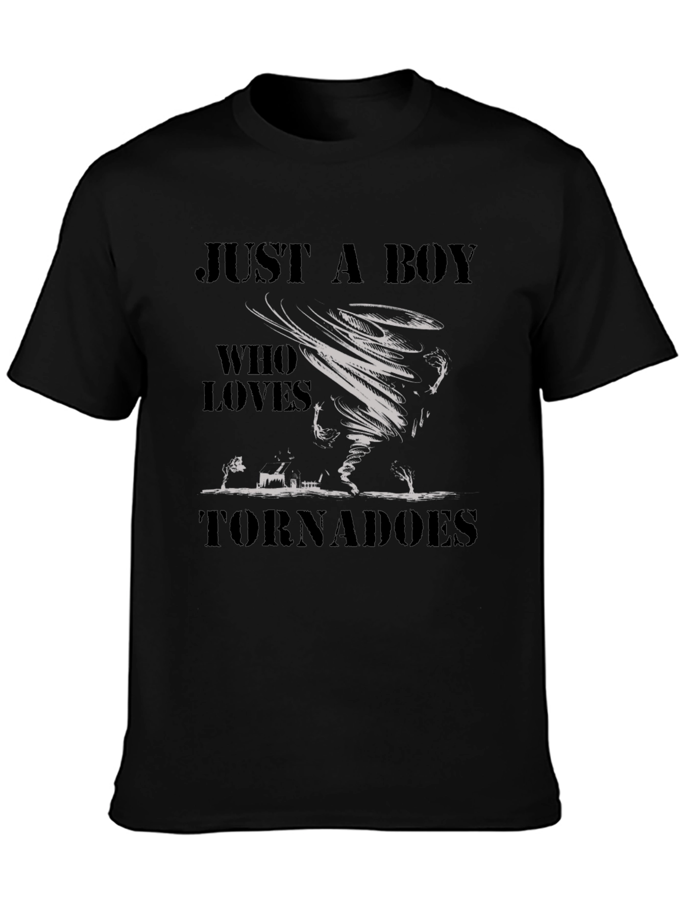 Just a Boy Who Loves Tornadoes T-Shirt